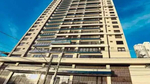Fachada do Talk Marista em Goiânia, com torre residencial, varandas e acesso principal do edifício