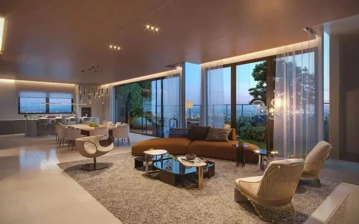 sala de estar Legacy City Home no setor Marista