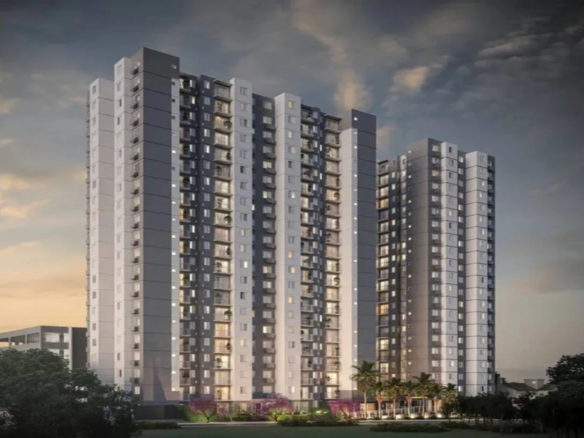 Fachada moderna e imponente do empreendimento Now Praça C8 no Setor Sudoeste, Goiânia.