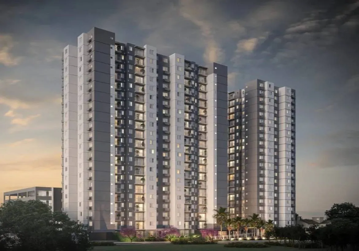 Fachada moderna e imponente do empreendimento Now Praça C8 no Setor Sudoeste, Goiânia.