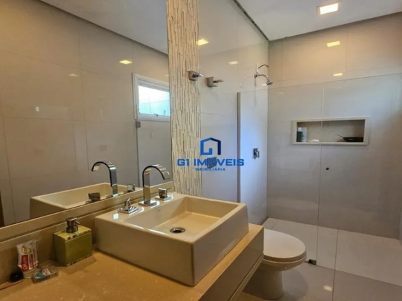 Detalhes de acabamento premium e luxo em Casa de Condomínio com 3 Quartos para venda ou aluguel, 583m² - Residencial Aldeia d