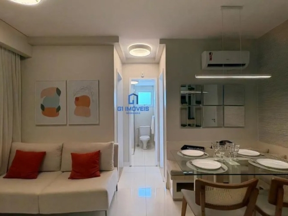 Detalhes de acabamento premium e luxo em Apartamento com 2 Quartos, Goiânia.