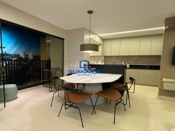Detalhes de acabamento premium e luxo em Apartamento com 2 Quartos, Goiânia.