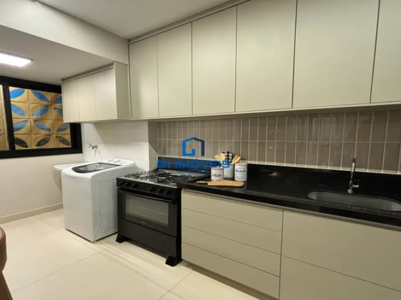 Detalhes de acabamento premium e luxo em Apartamento com 2 Quartos, Goiânia.