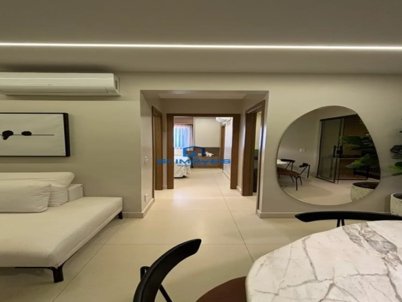 Detalhes de acabamento premium e luxo em Apartamento com 2 Quartos, Goiânia.
