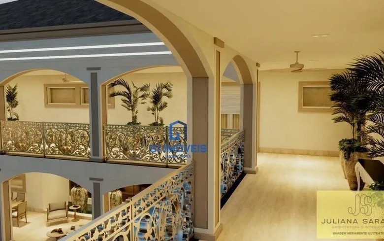 Detalhes de acabamento premium e luxo em Casa de Condomínio com 6 Quartos, Goiânia.