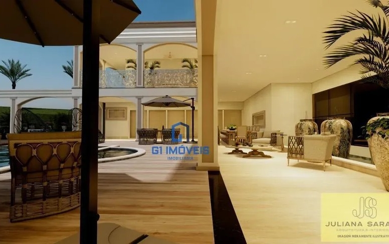 Detalhes de acabamento premium e luxo em Casa de Condomínio com 6 Quartos, Goiânia.