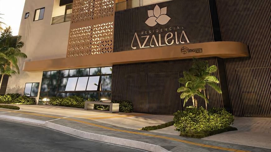 residencial-azaleia-fachada Residencial Azaleia: Apto com 2 Quartos, 62m², Vila Rosa