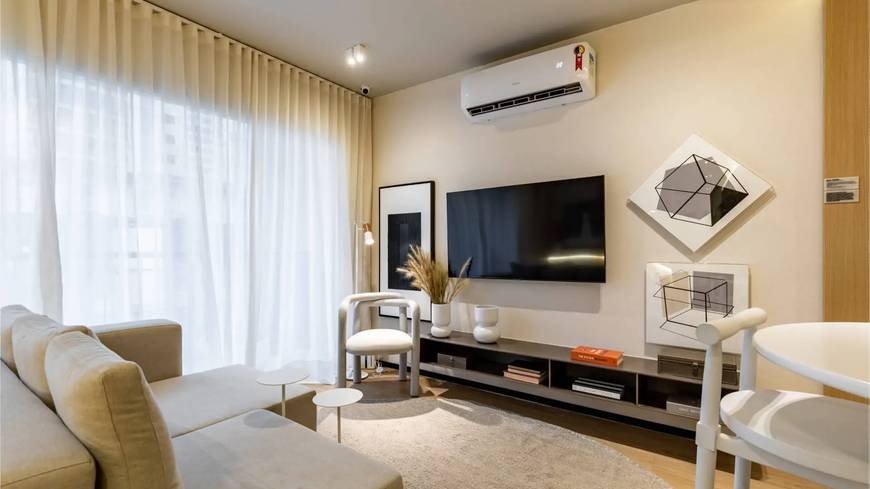 Sala de estar com sofá
